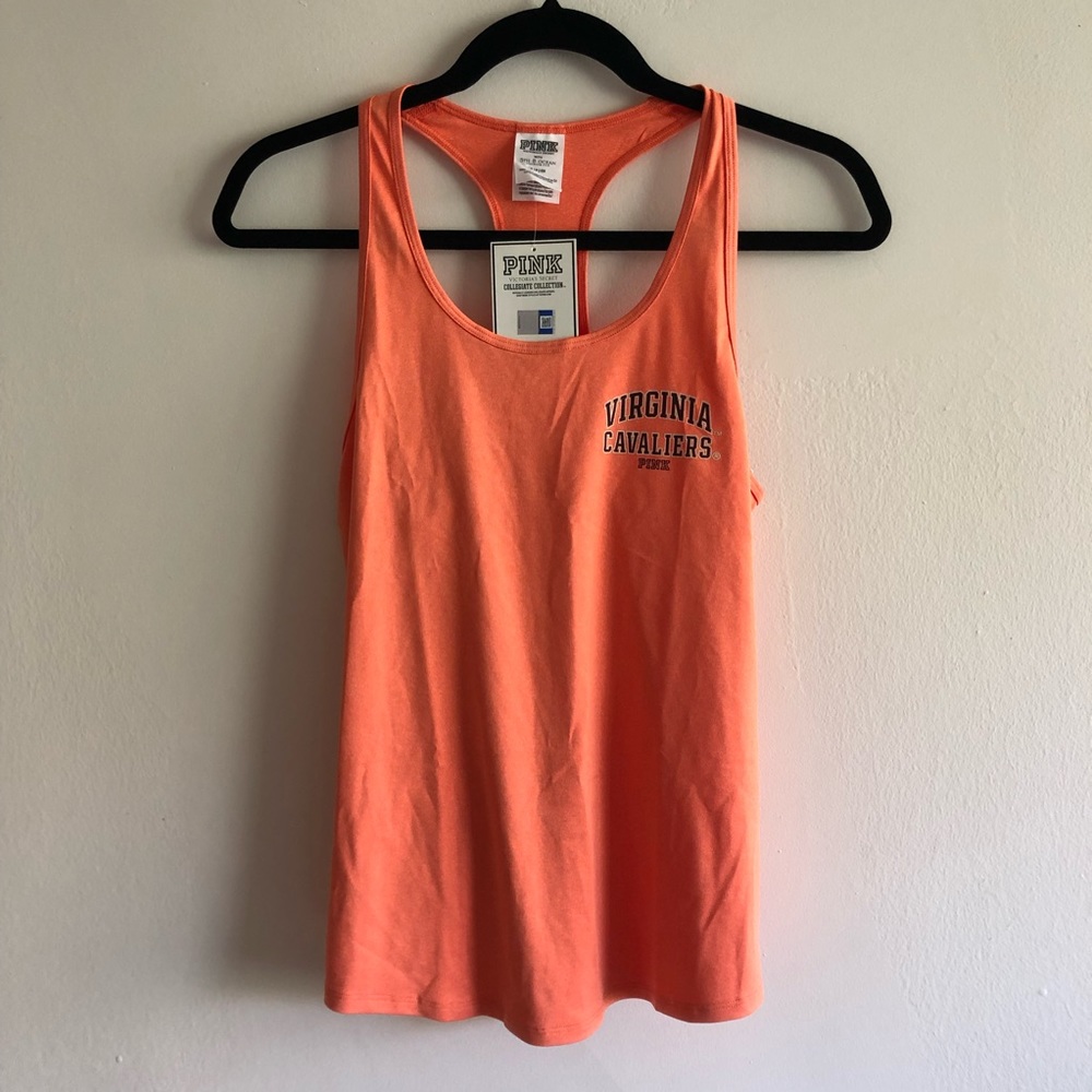 VS PINK 5th & Ocean Virginia Cavaliers UVA Racerback Tank Top